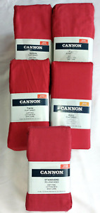 Cannon Jester Red Sheets, Pillowcase