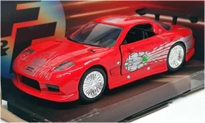 Jada 1/32 Scale 98377 - Fast & Furious Dom's Mazda RX7 - Red - Picture 1 of 5