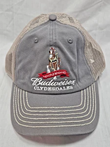 Budweiser Clydesdales Horse Patch Hat Cap Mesh Back Trucker - Picture 1 of 5