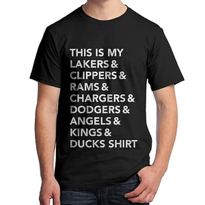 Camiseta This is my Lakers & Clippers & Rams & Chargers & Dodgers & Ducks... 2116 - Imagen 1 de 3