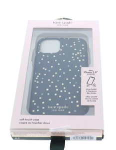 Kate Spade New York Soft Touch Case for iPhone 11 Pro Disco Dot Gems Black - Picture 1 of 5