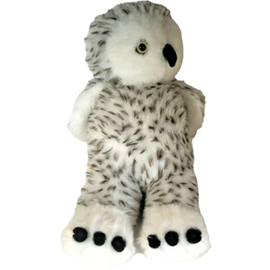 Build A Bear Spotted Snow Owl 15" Plush Rotating Head Harry Potter No Acc BAB - Picture 1 of 6