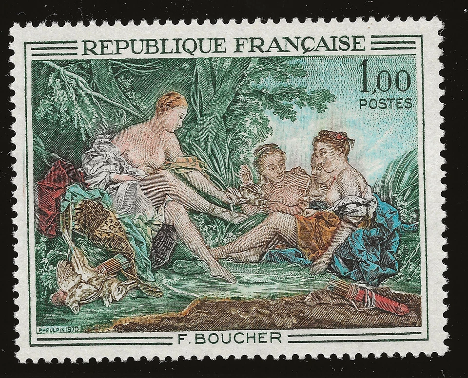 France Scott #1275, Single 1970 Complete Set FVF MNH - Image 1 of 1