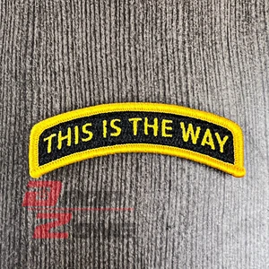 PDW This is the Way Tab Parche Moral Diseño Prometheus Werx Rocker Mandalorian - Imagen 1 de 2