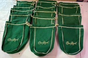Crown Royal Kordelzug Grün Beutel 17 Stück - Bild 1 von 1