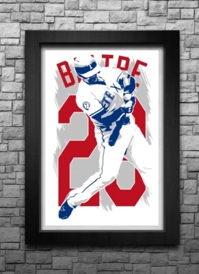 Impresión/póster artístico de ADRIAN BELTRE TEXAS RANGERS ¡ENVÍO Y DEVOLUCIÓN GRATIS! JERSEY B2G2 Foto 1 de 4