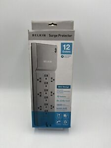 Belkin BE112234-10 12 Outlets AC Surge Protector Slim 10ft/3m Cord
