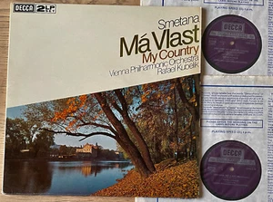 DECCA DPA 575-6 SMETANA MA VLAST 2-LP KUBELIK (1977) EX/NM ENGLAND 9RE) - Picture 1 of 3