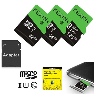 32GB 64GB 128GB Micro SD Card Ultra Memory TF Card SDHC Class 10 Phone Camera - Photo 1 sur 30