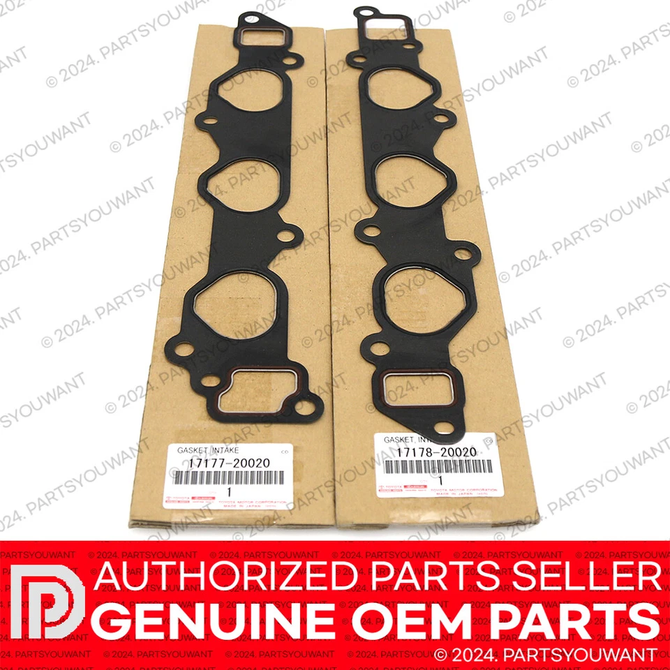 Juego de juntas de culata de colector de admisión GENUINA Toyota Lexus OEM 17177-20020 17178-20020 Foto 1 de 4