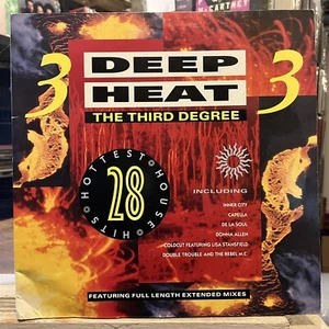 [EDM/DANCE]~EXC/VG+ 2 DOUBLE LP~VARIOUS ARTISTS~Deep Heat 3~The Third Degree~UK~ - Picture 1 of 8