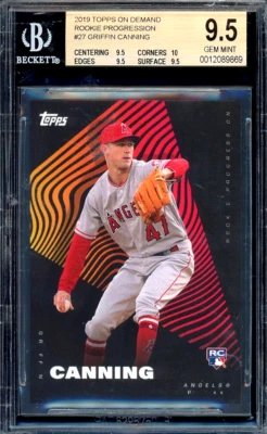 POP 1 Griffin Canning 2019 Topps On Demand Rookie RC #27 BGS 9.5 - Image 1 of 2