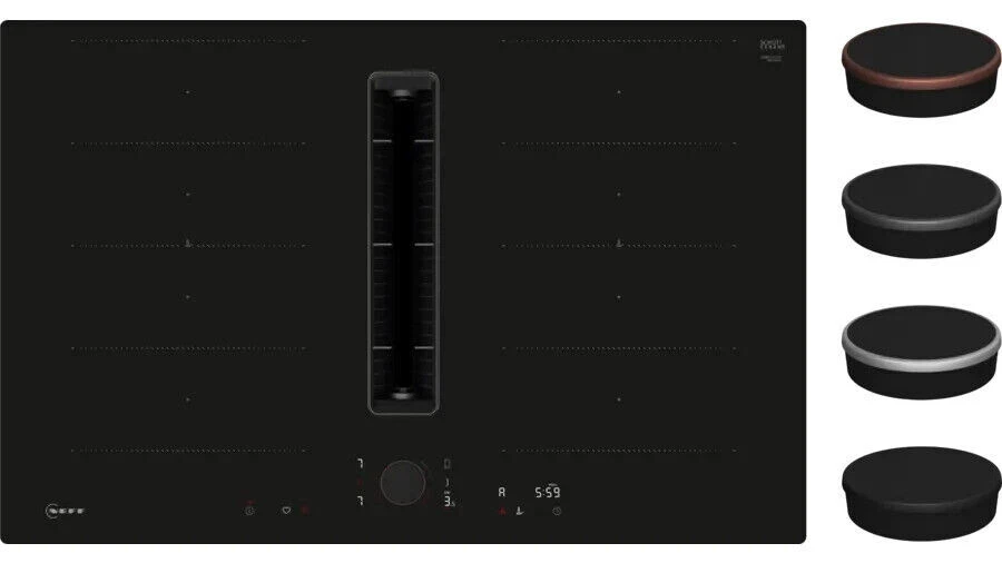 NEU Matt Black Design Neff V68PYX4B0 Kochfeldabzug Induktion sofort verfügbar - Bild 1 von 4