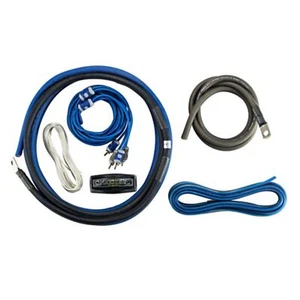 Kicker K-Series Complete 4 AWG 2 Channel Amplifier Installation Wire Kit 46CK4 - Picture 1 of 2