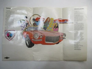1970 Camaro Dealer Showroom Poster 20x14 - Picture 1 of 6