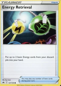 Energy Retrieval/159 | Crown Zenith | Uncommon Trainer | NM | Pokemon TCG - Picture 1 of 1