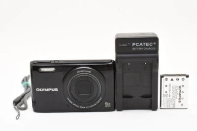 Olympus Stylus VG-180 Black 5x Wide Zoom Digital Camera from Japan Used Olympus - Image 1 of 4