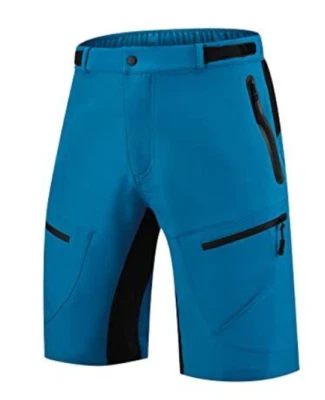 NUEVO Pantalones Cortos Baleaf Para Hombre Bicicleta de Montaña 4 Bolsillos con Cremallera Elastizados Talla Grande Foto 1 de 2