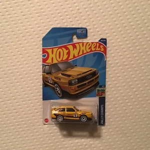Hot wheels '84 Audi Sport Quattro gelb #180 180/250 2022 Rally Champs 1/5 - Bild 1 von 2