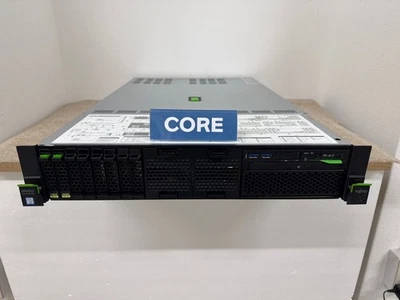 Fujitsu Primergy RX2540 M4 SFF 8Bay 2x Gold 6140 18Core 2.30GHz 128GB 2x 300GB - Image 1 of 4
