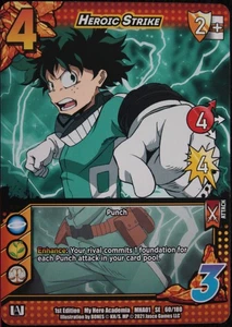 Universus-My Hero Academia - "Heroic Strike" Set MHA01 SE 60/180 - Picture 1 of 1