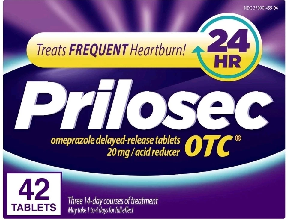 Prilosec OTC Omeprazol Reductor de Ácido de Liberación Retardada 20 mg 42 Comprimidos Foto 1 de 1