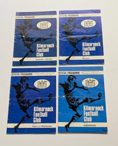 Lot x 4 Kilmarnock Home Scottish Football Programmes 1974-75 - Picture 1 of 8