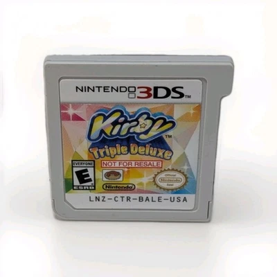 Kirby Triple Deluxe Not for Resale Demo Nintendo 3DS Rare Tested Working  - Image 1 of 3