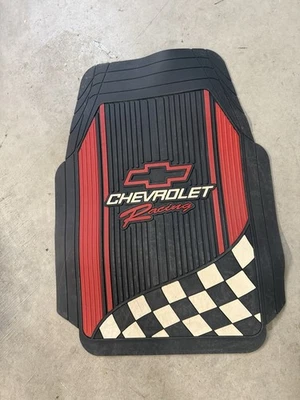 VINTAGE Chevy Racing Floor Mat GM Chevrolet Truck RARE - Image 1 of 4