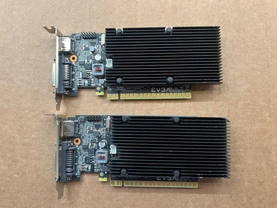 2X EVGA NVIDIA GeForce GT 210 1GB DDR3 01G-P3-1313-KR Low Profile Video Card - Image 1 of 4