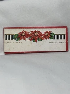 RARE Vintage American Colortype Christmas Gift Dressing Tags ~ Santa Chimney - Picture 1 of 8
