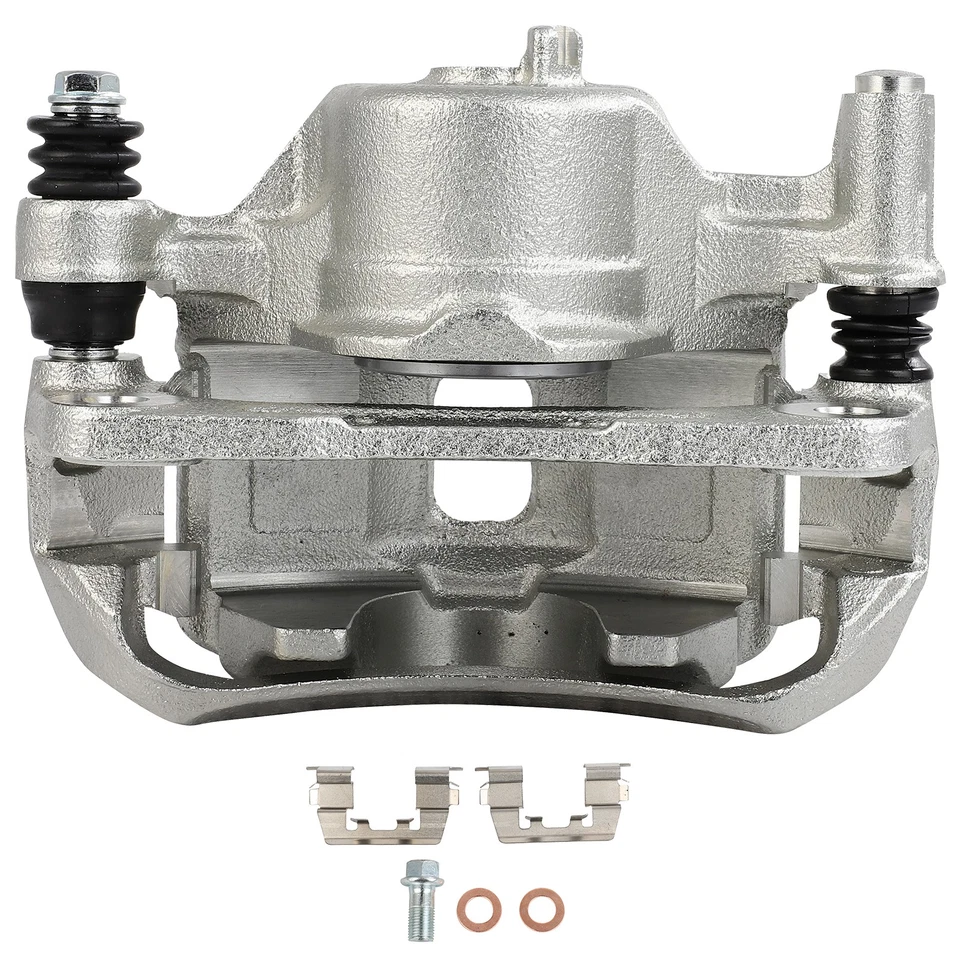 Pinzas de freno delanteras derechas para 93-95 Hyundai Scoupe 00-05 Acento con soporte Foto 1 de 1