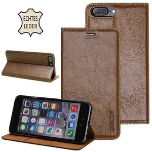 Luxury Leder Smartphone Schutzhülle für Samsung / Apple Handy Case Tasche Cover - Picture 1 of 21