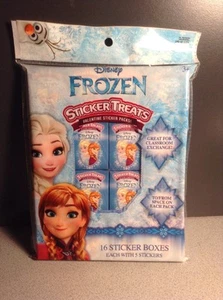 PAQUETES DE PEGATINAS DE SAN VALENTÍN Disney Frozen Treats cajas 16 ct - Imagen 1 de 4