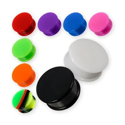 4-30 mm Dilatación Silicona túnel plug ocultador oreja simple perforación 1 piez - Imagen 1 de 4