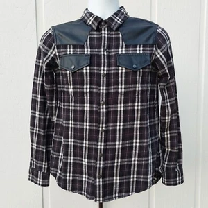 Current/Elliott The Western Houston Plaid Button Up Shirt. Women's Sz 1 - Picture 1 of 6