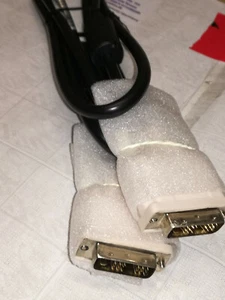 10x kabel monitora DVI-D kabel wyświetlacz kabel ekranowany 1,8m #52 - Zdjęcie 1 z 6