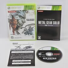 METAL GEAR SOLID HD EDITION Xbox 360 For Japan System 2423 xb