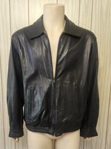 chaqueta de cuero para hombre M reversible mantequilla - Imagen 1 de 9