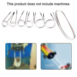8x Flameless Heating Tool Set 6 Magnetic Induction Heater Coil and 2 Spare Wire - Picture 1 of 15