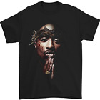 Rap Star Wearing a Thorn Crown Mens T-Shirt 100% Cotton