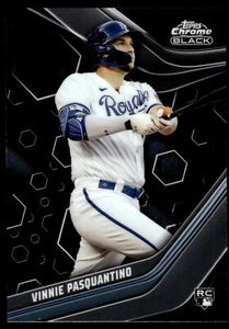 2023 Topps CHROME BLACK VINNIE PASQUANTINO ROYALS RC #66 - Picture 1 of 2