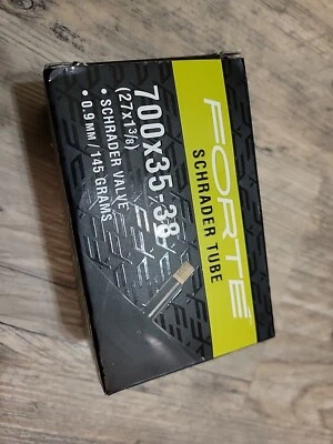 Forte Bicycle Inner Tube 700 x 35-38 Schrader Valve Road Bike 0.9mm/145g - Image 1 of 2