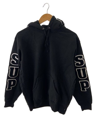 Supreme Felpa con Cappuccio S Cotone Nero TEAM CINIGLIA FELPE CON CAPPUCCIO Usata