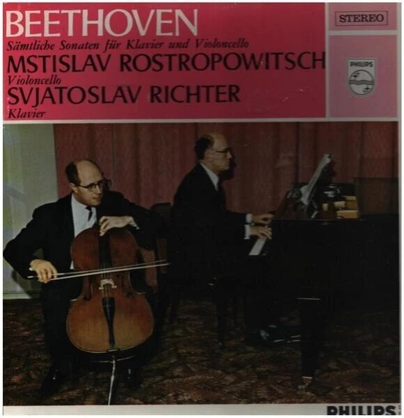 Beethoven Sämtliche Sonaten Für Klavier Und Violoncello Philips Vinyl LP-Box - Bild 1 von 1