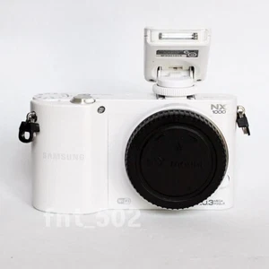 Samsung NX1000 20.3MP Digital Camera- White Body only with battery - Picture 1 of 11