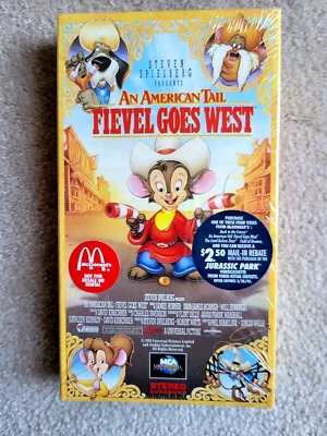 An American Tail: Fievel Goes West (VHS, 1991) Vintage VHS New Sealed - Image 1 of 4