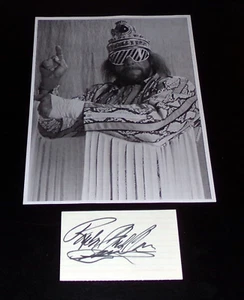 Macho Man Randy Savage handsignierte 3x5 Karteikarte WWF Wrestling - Bild 1 von 3