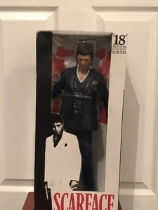 Scarface-Tony Montana - NECA Reel Toys 18” -Motion Activated Sound - Picture 1 of 4