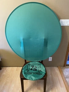 42 Zoll faltbare tragbare Webcam Hintergrund Chroma Key grün für Video-Chats - Bild 1 von 2